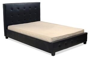 Laoghaire PU Leather King Size Bed In Black