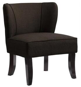 Belicia Fabric Bedroom Chair In Brown