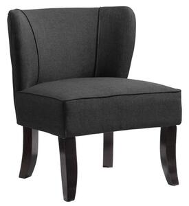 Belicia Fabric Bedroom Chair In Grey