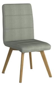 Albion Fabric Home And Office Chair With Oak Legs In Taupe