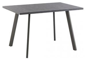 Paley Rectangular Wooden Dining Table In Dark Grey