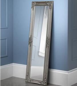 Padilla Dressing Mirror In Pewter Wooden Frame