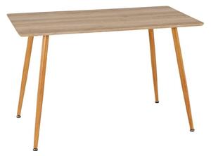 Bakerloo Wooden Dining Table In Oak Effect