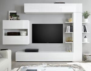 Halcyon Wall Entertainment Unit In White High Gloss