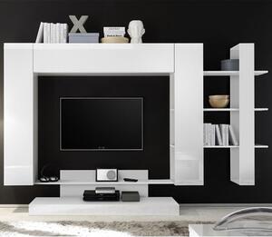 Iris Large Entertainment Unit In White High Gloss