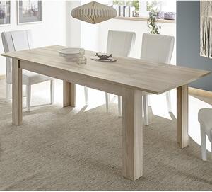 Aleta Extending Wooden Dining Table In Sonoma Oak