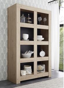 Carney Contemporary Bookcase In Cadiz Oak