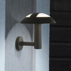 Kocab Mushroom Outdoor LED Wall Light In Dark Grey