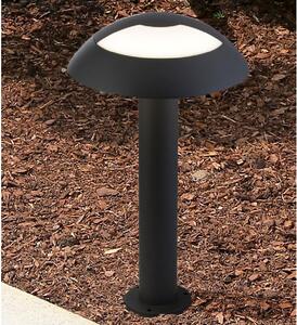 Kocab Mushroom Outdoor LED Post Light In Dark Grey