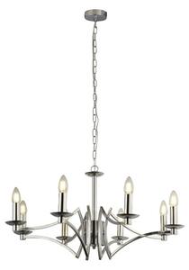 Infinity Wall Hung 8 Pendant Light In Chrome