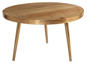 Dhort Round Wooden Coffee Table In Natural