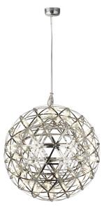 Galaxy LED Metal Small Ball Pendant Light In Chrome