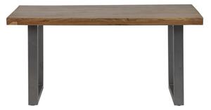 Metapoly Industrial Wooden Dining Table In Acacia