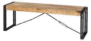 Clio Industrial Wooden Dining Bench In Oak