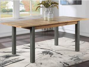 Nebura Extending Wooden Dining Table In Reclaimed Wood