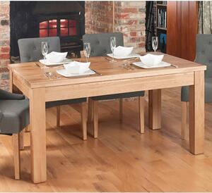 Fornatic Extending Wooden Dining Table In Mobel Oak