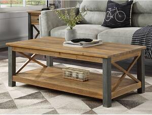 Nebura Wooden Coffee Table In Reclaimed Wood