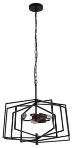 Slinky Metal Adjustable 3 Pendant Light In Matt Black