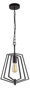 Slinky Wall Hung Metal Adjustable 1 Pendant Light In Matt Black