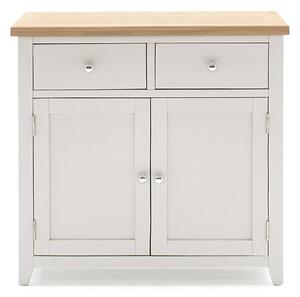 Freda Wooden Sideboard With 2 Doors 2 Drawers In Grey And Oak