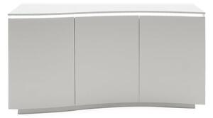 Lazaro Wooden Sideboard In Matt Light Grey With LED Light