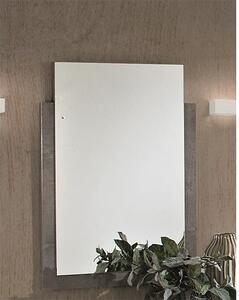 Namilon Bedroom Mirror In Grey Marble Effect Wooden Frame