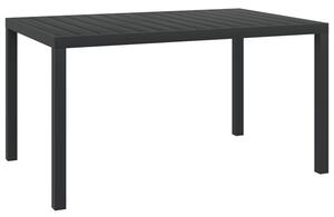 Darwen Aluminium Garden Dining Table Medium In Black