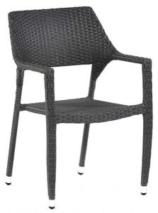 Onyx Outdoor Rattan Armchair In Grey