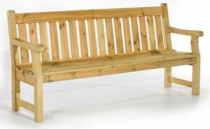 Darko Timber Garden 4 Seater Bench In Green Pine