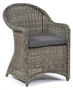 Ryker Outdoor Rattan Armchair In Brown Weave