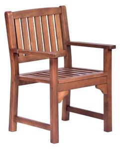 Danil Hardwood Armchair In Teak