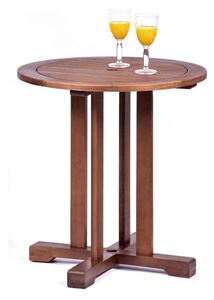 Danil Hardwood Commercial Bar Table Round In Teak