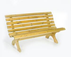 Lars Teak Wood Garden 3 Seater Bench In Teak