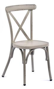 Carillo Outdoor Aluminium Vintage Side Chair In White