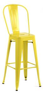 Talli Metal High Bar Chair In Yellow