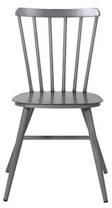 Piper Outdoor Aluminium Vintage Side Chair In Grey