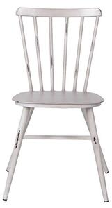 Piper Outdoor Aluminium Vintage Side Chair In White