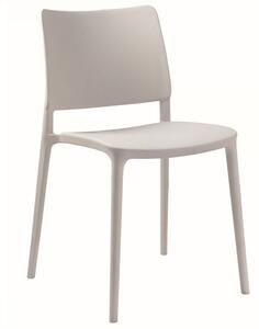 Javes Polypropylene Side Chair In Grey