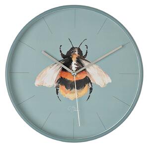 Meg Hawkins Bee Wall Clock Blue