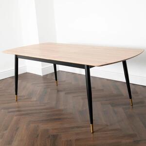 Cambridge Wooden Extending Dining Table In Light Oak