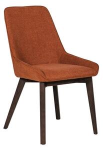 Acton Fabric Dining Chair In Rust