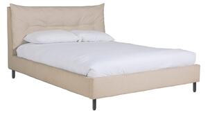 Adriel Boucle Fabric Super King Size Bed In Latte