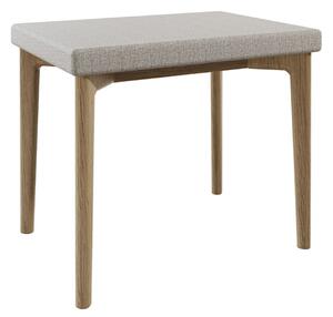 Hazel Wooden Dressing Stool In Oak Natural