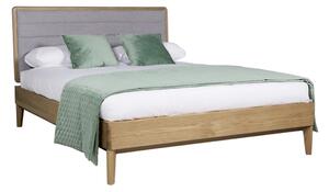 Hazel Wooden Double Bed In Oak Natural