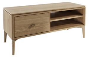 Hazel Wooden TV Stand With 1 Drawer In Oak Natural