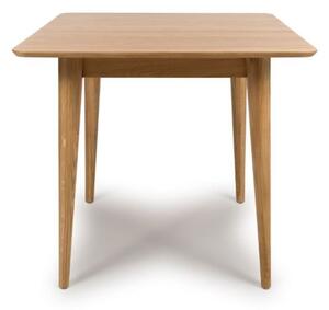 Javion Wooden Extending Dining Table In Natural Oak