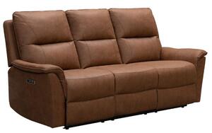 Kasen Fabric 3 Seater Sofa In Tan