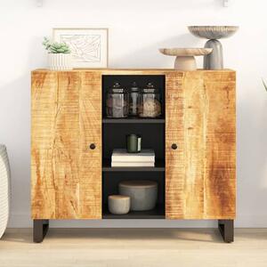 Alta Mango Solid Wood Sideboard With 2 Doors In Light Brown