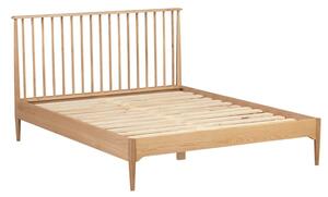 Javion Wooden King Size Bed In Natural Oak