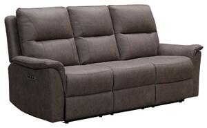 Kasen Fabric 3 Seater Sofa In Truffle